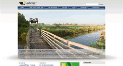 Desktop Screenshot of landschapvzw.be
